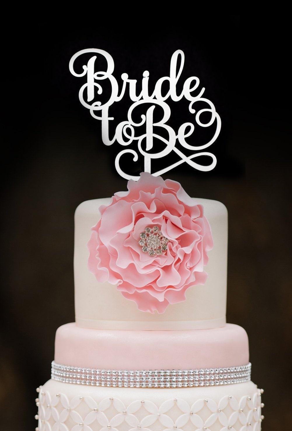 "Bride To Be" Cake Topper