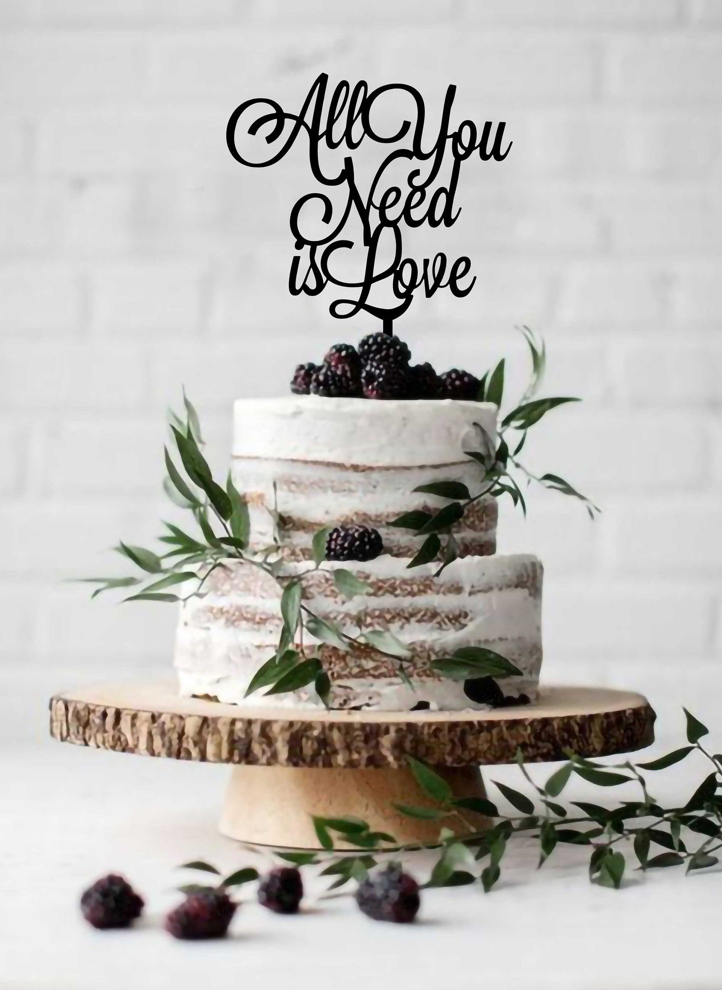 "All You Need is Love" Cake Topper