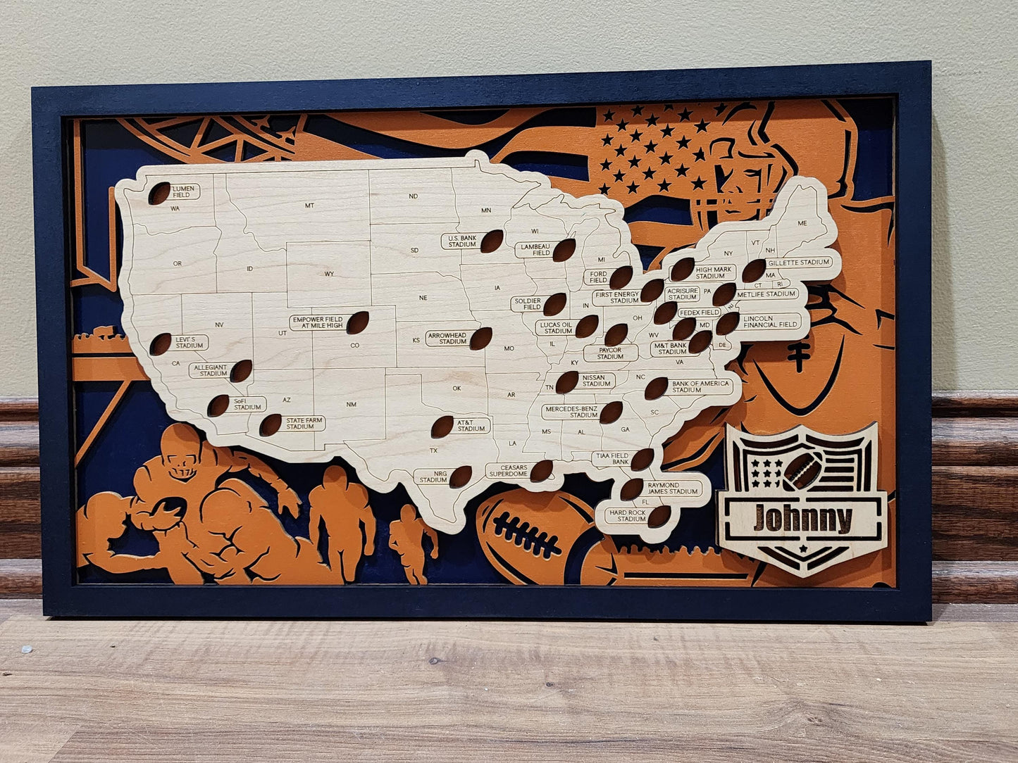 Football Stadium Map - NFL Stadium Map - Stadium Tracker