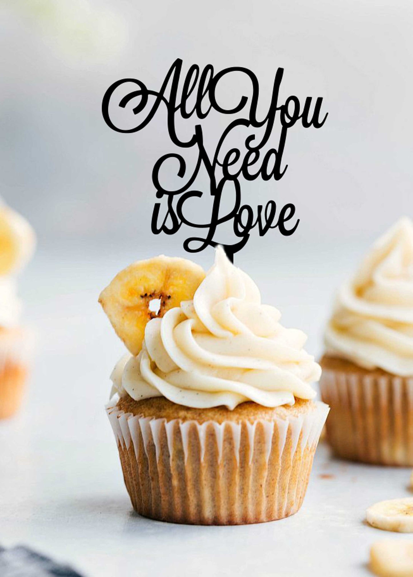 "All You Need is Love" Cake Topper