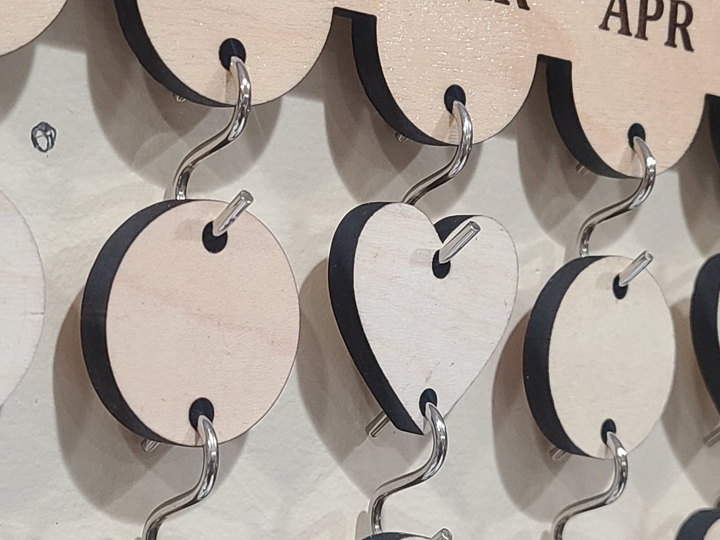 Family Celebrations Board - Personalized and Engraved Wood Calendar