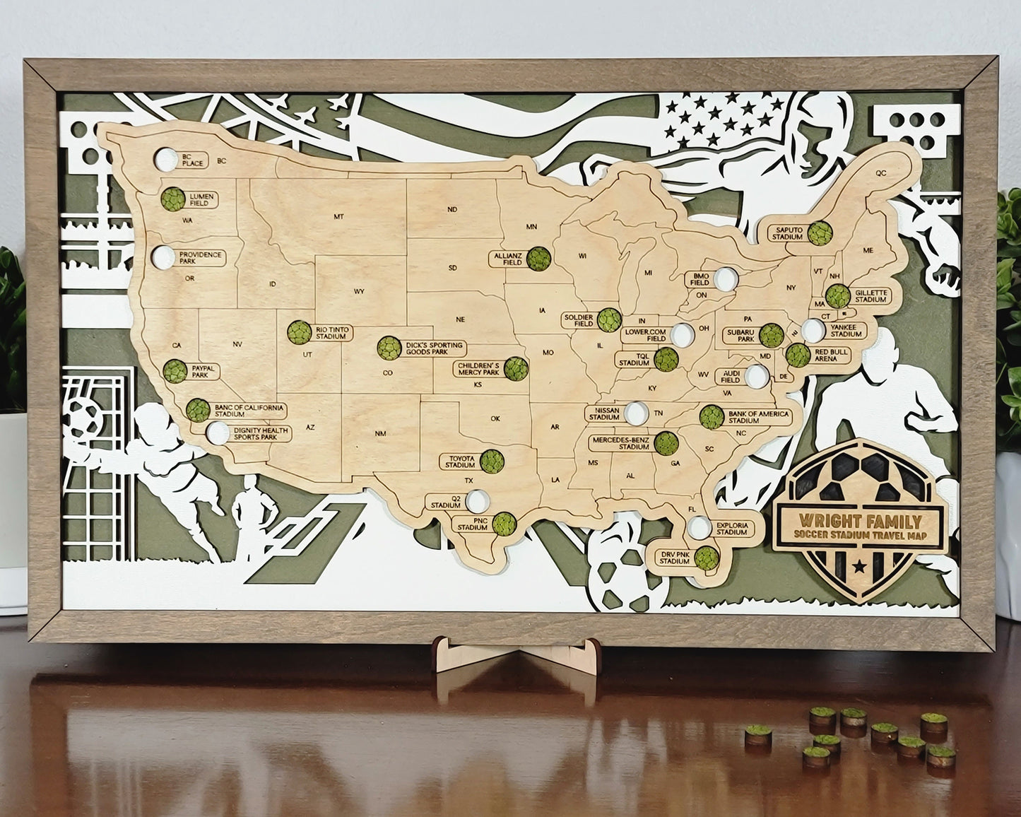 Custom Soccer Stadium Map - Soccer Stadium Map - Stadium Tracker