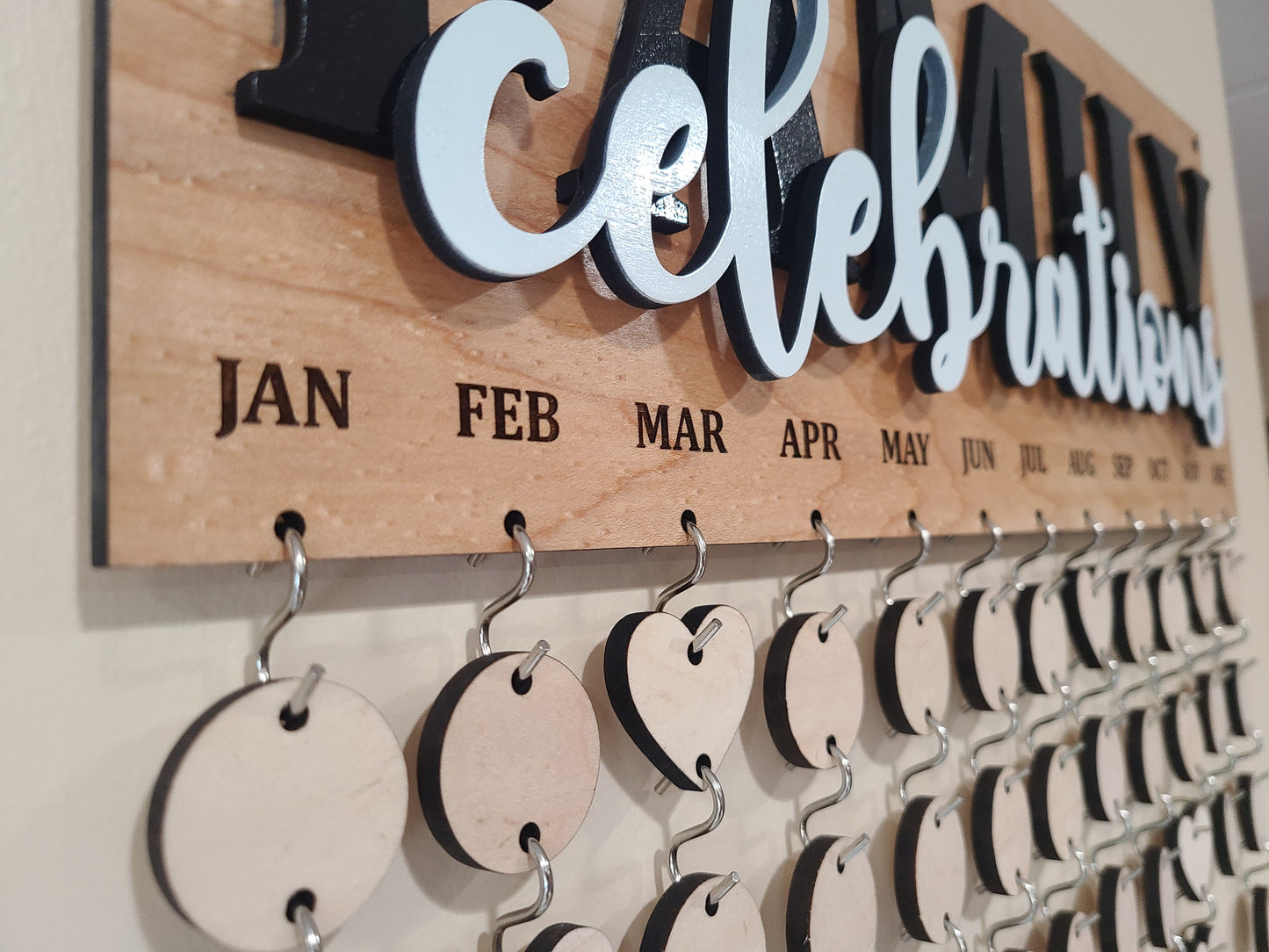 Family Celebrations Board For Birthdays and Anniversaries - Family Celebrations Calendar