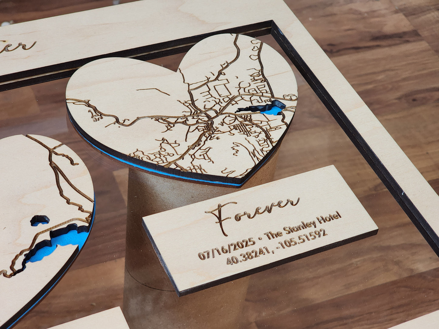Where It All Began with 3 Maps, Where We Met, Proposed and Tied The Knot