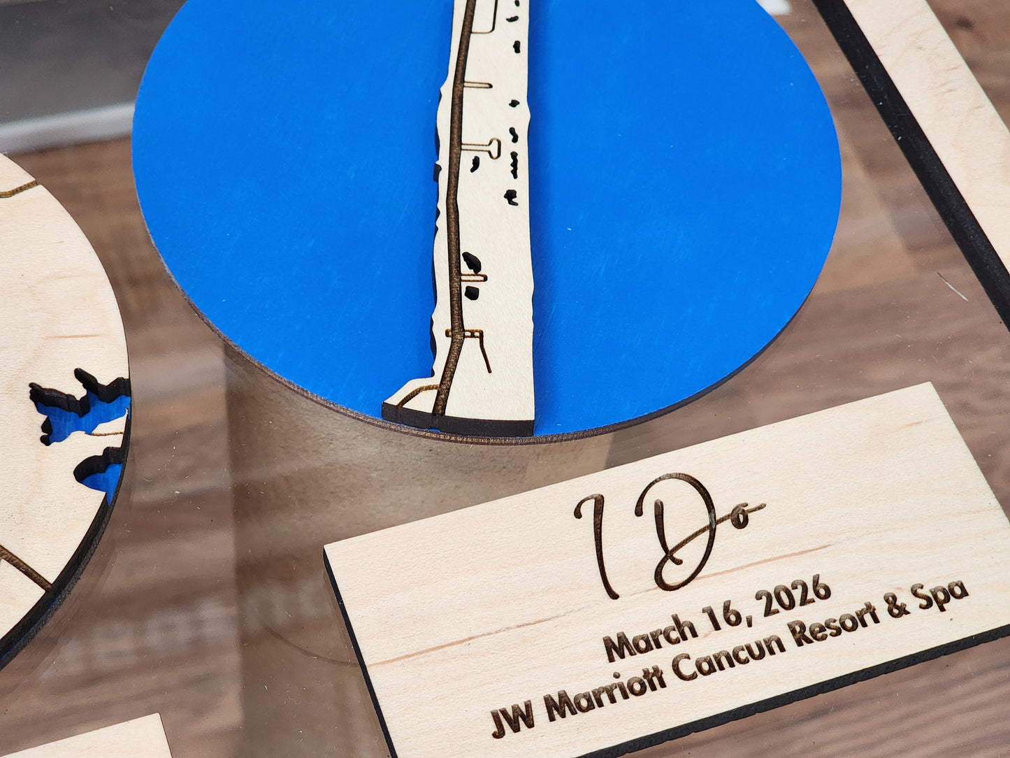 Where It All Began with 3 Maps, Where We Met, Proposed and Tied The Knot