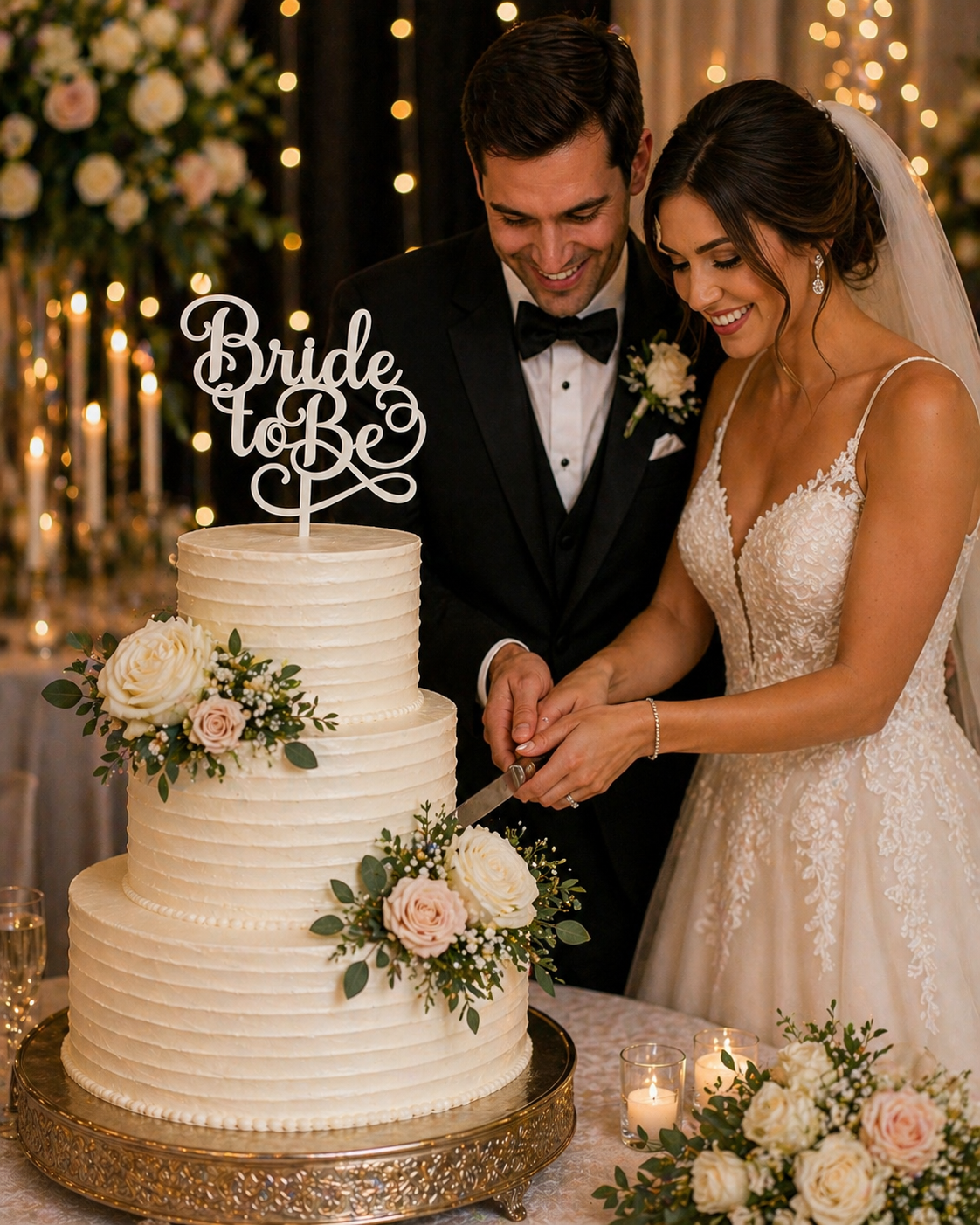 Bride To Be Cake Topper