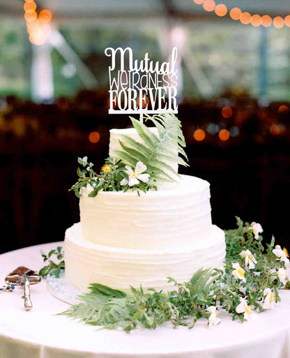 Mutual Weirdness Forever Cake Topper