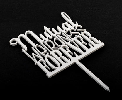 Mutual Weirdness Forever Cake Topper