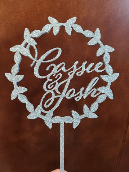 Custom Names Cake Topper