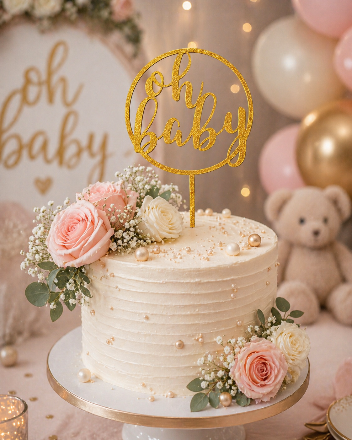 Oh Baby Cake Topper
