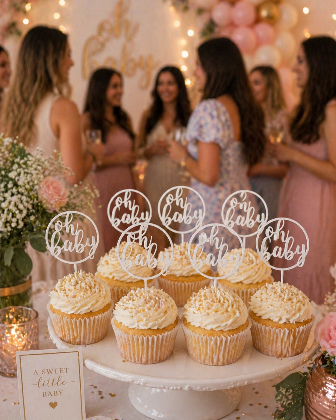 Oh Baby Cake Topper