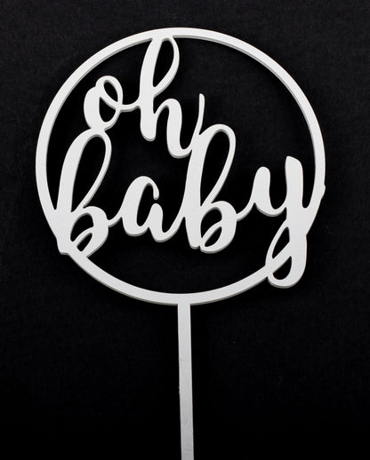 Oh Baby Cake Topper