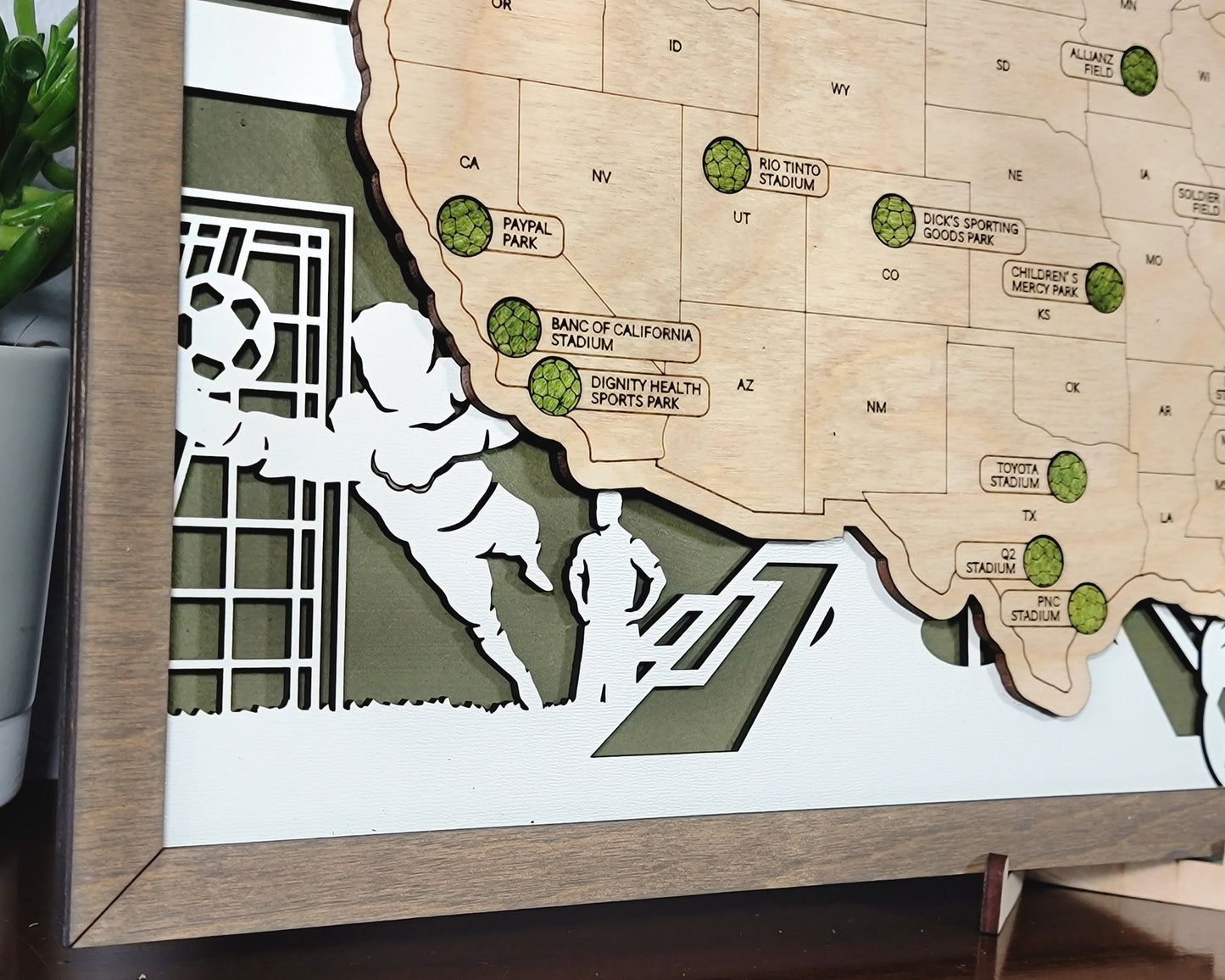 Custom Soccer Stadium Map - Soccer Stadium Map - Stadium Tracker