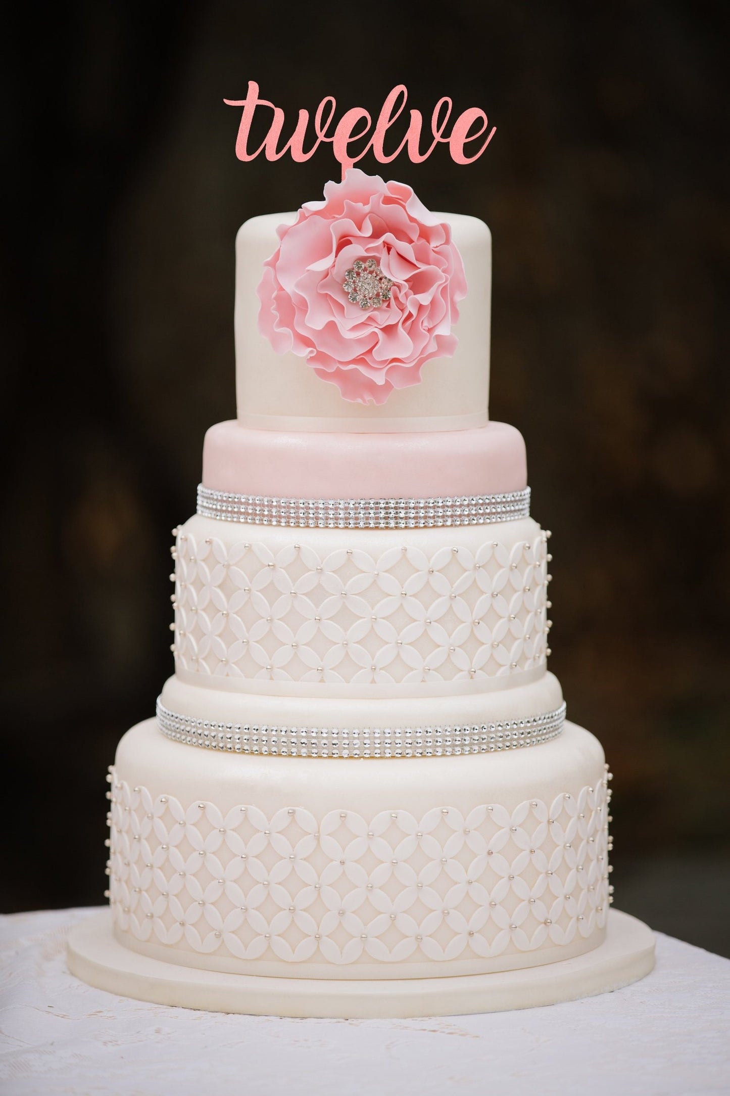 Any Number Cake Topper for Anniversary, Birthday, Etc., Custom, Personalized, Any Color, Glitter, Mirror