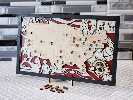 Basketball Stadium Map - NBA Stadium Map - Stadium Tracker