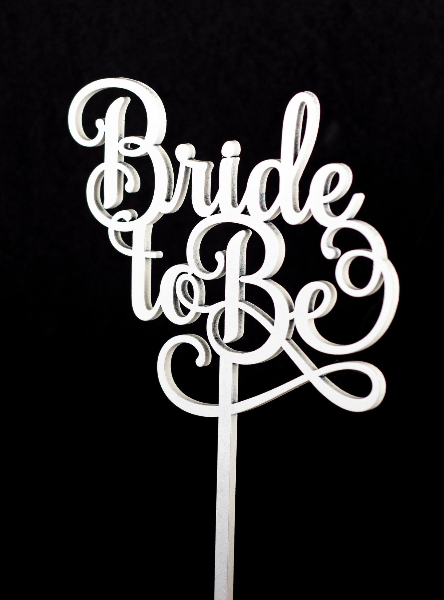 "Bride To Be" Cake Topper