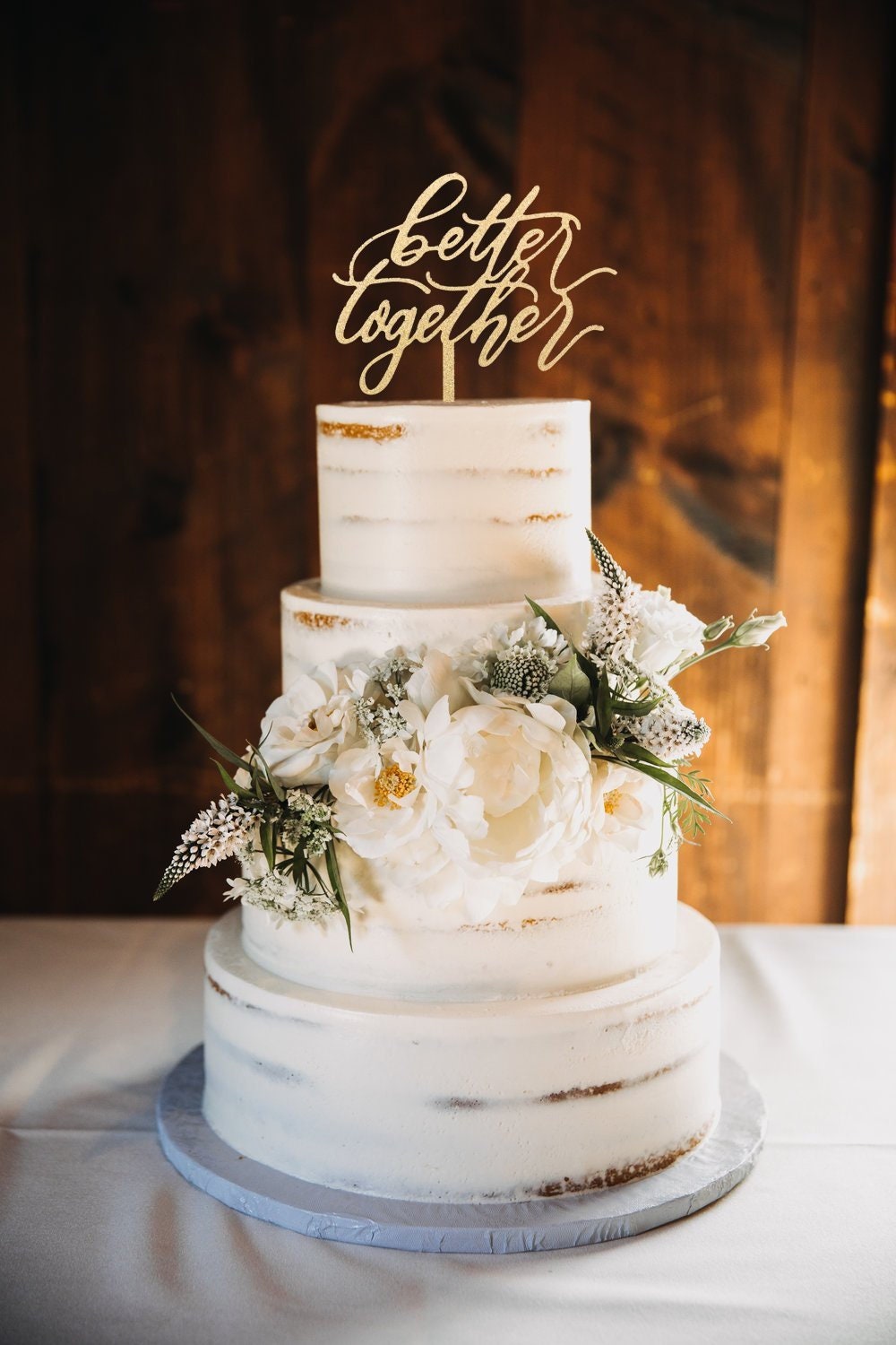 Better Together Cake Topper