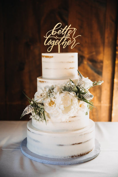 Better Together Cake Topper