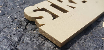 Metallic Acrylic Garden Plant Stake: Custom Herb Label
